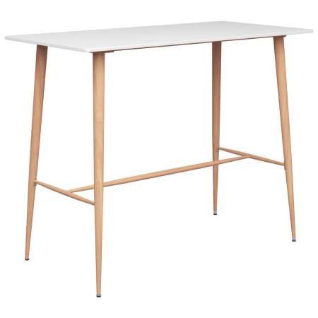 Mesa de bar blanco 120x60x105 cm en Mesas de comedor | Comprar online en Foru.es