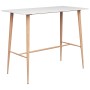 Mesa de bar blanco 120x60x105 cm en Mesas de comedor | Comprar online en Foru.es