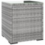 Mesa auxiliar ratán sintético gris 40x37x40,5 cm de , Mesas auxiliares - Ref: Foro24-319389, Precio: 64,59 €, Descuento: %