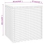 Mesa auxiliar ratán sintético gris 40x37x40,5 cm de , Mesas auxiliares - Ref: Foro24-319389, Precio: 64,59 €, Descuento: %
