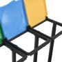 Soportes para bolsas de basura con tapa PP multicolor 240-330 L de , Soportes para contenedores de residuos - Ref: Foro24-340...