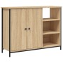 Aparador de madera de ingeniería roble Sonoma 100x33x75 cm de , Aparadores - Ref: Foro24-835550, Precio: 91,40 €, Descuento: %