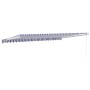 Toldo retráctil aluminio y tela azul y blanco 5x3 m de , Toldos - Ref: Foro24-3154425, Precio: 348,32 €, Descuento: %