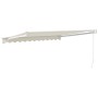 Toldo retráctil aluminio y tela color crema 3,5x2,5 m de , Toldos - Ref: Foro24-3154427, Precio: 236,35 €, Descuento: %