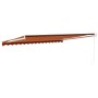 Toldo retráctil aluminio y tela naranja y marrón 4,5x3 m de , Toldos - Ref: Foro24-3154444, Precio: 312,49 €, Descuento: %