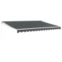 Toldo retráctil aluminio y tela gris antracita 4x3 m de , Toldos - Ref: Foro24-3154438, Precio: 271,55 €, Descuento: %