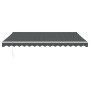 Toldo retráctil aluminio y tela gris antracita 4x3 m de , Toldos - Ref: Foro24-3154438, Precio: 271,55 €, Descuento: %