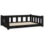 Cama para perros madera maciza de pino negro 95,5x65,5x28 cm de , Camas para perros - Ref: Foro24-820201, Precio: 67,31 €, De...