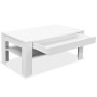 Mesa de centro madera de ingeniería blanco 110x65x48 cm de , Mesas de centro - Ref: Foro24-244859, Precio: 117,36 €, Descuent...