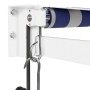 Toldo retráctil automático azul y blanco 4x3 m de , Toldos - Ref: Foro24-3154473, Precio: 440,51 €, Descuento: %