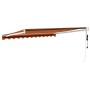 Toldo retráctil automático naranja y marrón 3,5x2,5 m de , Toldos - Ref: Foro24-3154492, Precio: 296,67 €, Descuento: %