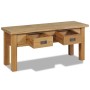 Banco de recibidor de madera de teca maciza 90x30x40 cm de , Bancos para recibidores y almacenamiento - Ref: Foro24-244486, P...