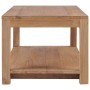 Mesa de centro de madera maciza de teca 100x50x40 cm de , Mesas de centro - Ref: Foro24-282849, Precio: 176,82 €, Descuento: %