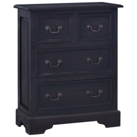 Cajonera de madera maciza de caoba negro claro café de , Cajoneras - Ref: Foro24-288835, Precio: 190,16 €, Descuento: %