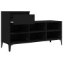 Mueble zapatero madera contrachapada negro 102x36x60 cm de , Zapateros y organizadores de calzado - Ref: Foro24-821213, Preci...