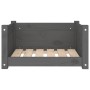 Cama para perros madera maciza de pino gris 55,5x45,5x28 cm de , Camas para perros - Ref: Foro24-821444, Precio: 53,24 €, Des...