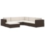 Asiento seccional de esquina con cojines 1 uds ratán PE negro de , Sofás modulares de exterior - Ref: Foro24-46798, Precio: 1...
