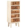 Cajonera de madera maciza reciclada 45x30x105 cm de , Taquillas y armarios de almacenamiento - Ref: Foro24-286537, Precio: 27...