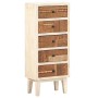 Cajonera de madera maciza reciclada 45x30x105 cm de , Taquillas y armarios de almacenamiento - Ref: Foro24-286537, Precio: 27...