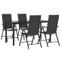 Juego de comedor de jardín 5 piezas ratán sintético negro de , Conjuntos de jardín - Ref: Foro24-3156512, Precio: 376,55 €, D...