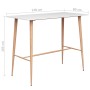 Mesa de bar blanco 120x60x105 cm en Mesas de comedor | Comprar online en Foru.es