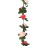 Guirnaldas de flores de Navidad 6 uds rosa primaveral 250 cm de , Coronas y guirnaldas - Ref: Foro24-359038, Precio: 13,66 €,...
