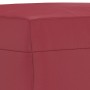 Juego de sofás con cojines 3 piezas cuero sintético rojo tinto de , Sofás - Ref: Foro24-3201768, Precio: 481,19 €, Descuento: %