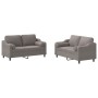 Juego de sofás con cojines 2 piezas tela gris taupe de , Sofás - Ref: Foro24-3201825, Precio: 445,35 €, Descuento: %