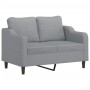 Juego de sofás con cojines 3 piezas tela gris claro de , Sofás - Ref: Foro24-3201810, Precio: 464,43 €, Descuento: %