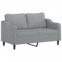 Juego de sofás con cojines 3 piezas tela gris claro de , Sofás - Ref: Foro24-3201810, Precio: 464,43 €, Descuento: %