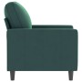 Sillón de terciopelo verde oscuro 60 cm de , Sofás - Ref: Foro24-359181, Precio: 169,44 €, Descuento: %