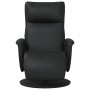 Sillón reclinable con reposapiés cuero sintético negro de , Sillones - Ref: Foro24-356549, Precio: 173,14 €, Descuento: %