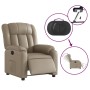 Sillón reclinable eléctrico de cuero sintético color capuchino de , Sillones - Ref: Foro24-3205256, Precio: 268,69 €, Descuen...