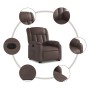 Sillón reclinable elevable eléctrico de cuero sintético marrón de , Sillones - Ref: Foro24-3205280, Precio: 325,82 €, Descuen...