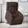 Sillón eléctrico reclinable elevable de tela marrón oscuro de , Sillones - Ref: Foro24-3205345, Precio: 334,07 €, Descuento: %