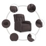 Sillón eléctrico reclinable elevable de tela marrón oscuro de , Sillones - Ref: Foro24-3205345, Precio: 334,07 €, Descuento: %