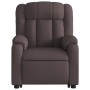 Sillón eléctrico reclinable elevable de tela marrón oscuro de , Sillones - Ref: Foro24-3205345, Precio: 334,07 €, Descuento: %