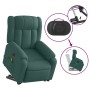 Sillón masaje eléctrico reclinable elevable tela verde oscuro de , Sillones - Ref: Foro24-3205358, Precio: 359,54 €, Descuent...