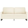 Sofá de 2 plazas terciopelo color crema 140 cm de , Sofás - Ref: Foro24-359207, Precio: 245,84 €, Descuento: %
