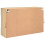 Mueble TV de pared con luces LED roble Sonoma 98,5x30x60,5 cm de , Muebles TV - Ref: Foro24-837108, Precio: 107,11 €, Descuen...