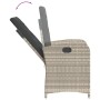 Sillones reclinables de jardín con cojines gris 2 uds ratán PE de , Sillas de jardín - Ref: Foro24-365174, Precio: 245,76 €, ...