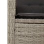 Sillones reclinables de jardín con cojines gris 2 uds ratán PE de , Sillas de jardín - Ref: Foro24-365174, Precio: 245,76 €, ...