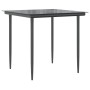 Set comedor de jardín 3 pzas con cojines ratán sintético negro de , Conjuntos de jardín - Ref: Foro24-3211920, Precio: 315,02...
