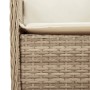 Set comedor de jardín 3 pzas con cojines ratán sintético beige de , Conjuntos de jardín - Ref: Foro24-3211962, Precio: 336,69...