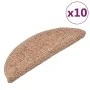 Alfombrillas de escalera 10 unidades beige 56x17x3 cm de vidaXL, Alfombrillas para escalones - Ref: Foro24-149787, Precio: 46...