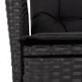 Set de muebles jardín 5 pzas con cojines ratán sintético negro de , Conjuntos de jardín - Ref: Foro24-3213069, Precio: 638,99...
