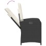 Set comedor de jardín 3 pzas con cojines ratán sintético negro de , Conjuntos de jardín - Ref: Foro24-3212290, Precio: 321,59...
