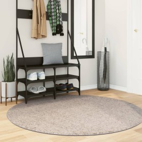 Alfombra peluda de pelo largo moderna PAMPLONA beige Ø 160 cm de , Alfombras - Ref: Foro24-375224, Precio: 62,02 €, Descuento: %