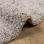 Alfombra peluda de pelo largo moderna PAMPLONA beige Ø 160 cm de , Alfombras - Ref: Foro24-375224, Precio: 62,02 €, Descuento: %