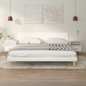 Mesitas de noche 2 unidades color blanco 40x35x47 cm de , Mesitas de noche - Ref: Foro24-812007, Precio: 80,89 €, Descuento: %